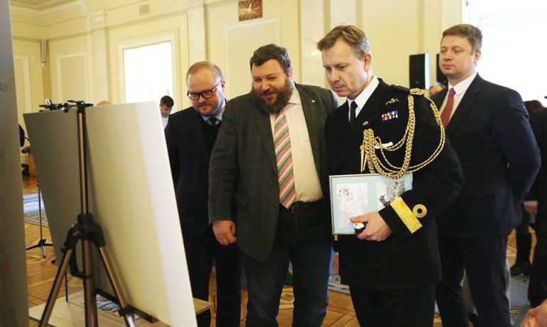 A Photo exhibition was opened in the Verkhovna Rada to celebrate the anniversary of Akademik Vernadsky station