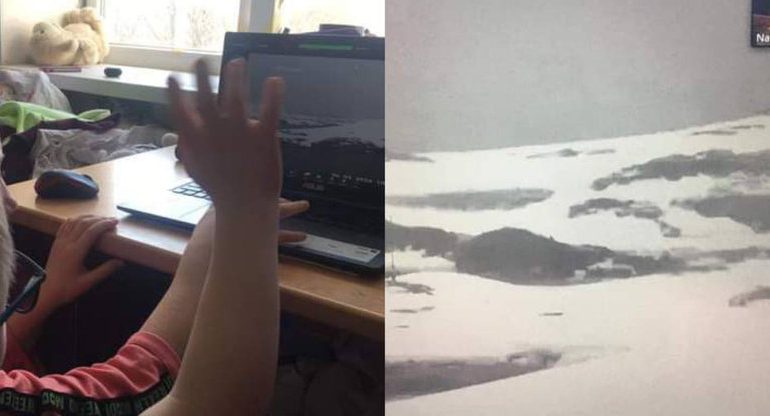 Українські полярники поспілкувались онлайн з херсонськими дітьми