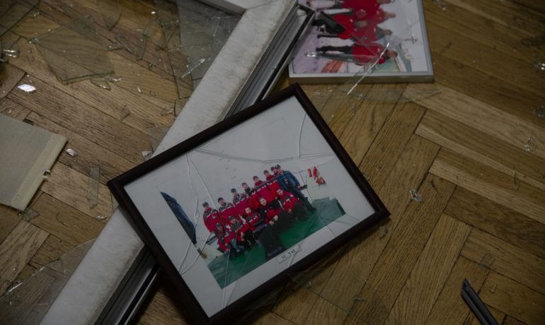 Вибуховою хвилею від російської ракети пошкоджено офіс НАНЦ